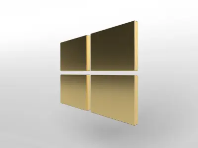 Windows 10 Logo v1 003 Free low-poly 3D model