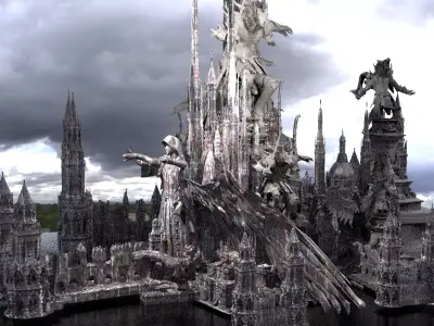 Cathedral of the Afterlife Kit bash 3D model