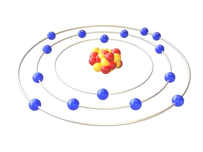 Phosphorus Chemical Element v1 001 Low-poly 3D model