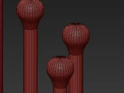 Sciolari Brass Chandelier 3D model