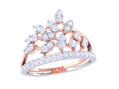 Women Ring MTL 3dm STL OBJ FBX Details 3D print model 40