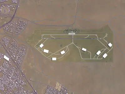 Hail - Airport - HAS Low-poly 3D model