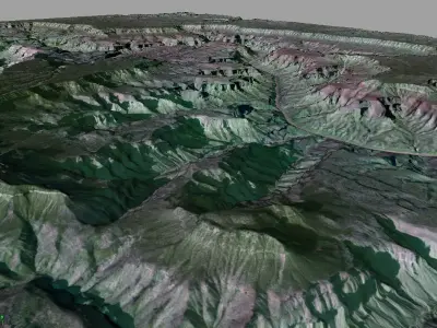 Grand Canyon 3D model