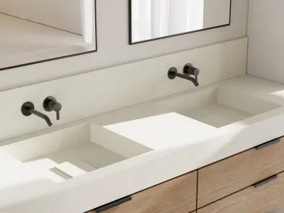 Bathroom furniture by Fauset Bathroom 94 Low-poly 3D model