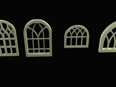 Frame Windows Pack Free 3D model