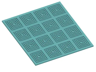 Elegant Fancy Tiles 3D print model
