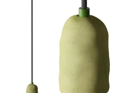 Ceramic Spot Pendant light 3D model