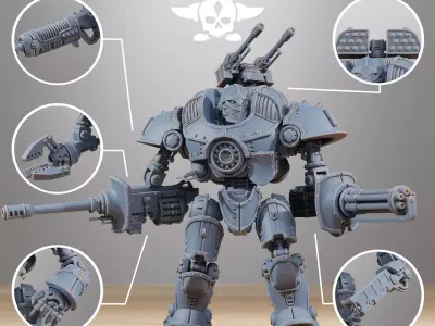 Scavenger Defender MK2 3D print model