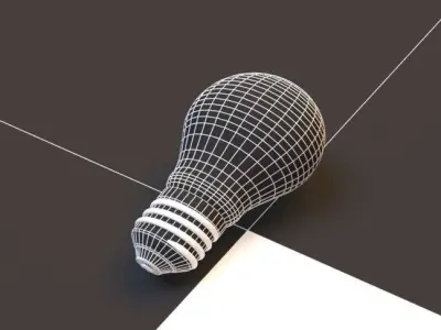 light bulb 3D model 20