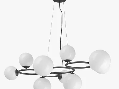 81509x Globo Lightstar Chandelier 3D model