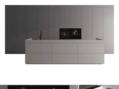 Kitchen set 09 3D model