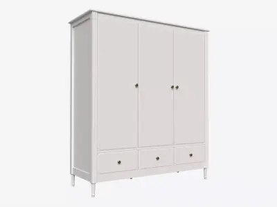 Ellipse Elit 3-door Wardrobe 3D model