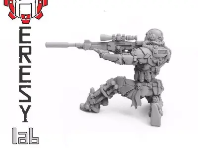 Heresylab - Assassin Black Phoenix 3D print model