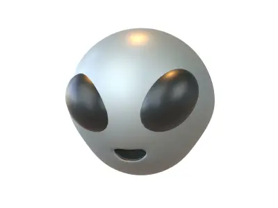 Alien Head Pack Vol 1 Low-poly 3D model