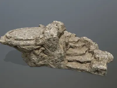 Ladder rock Low-poly 3D model buy