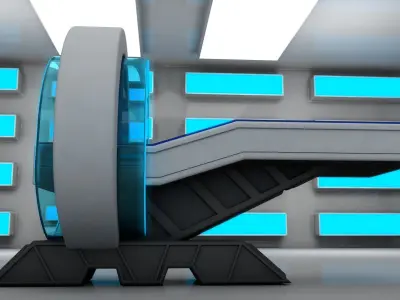 Sci Fi Medical Scanner 3D model