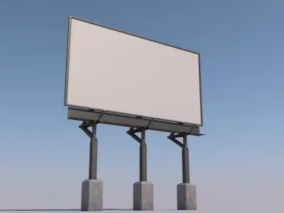 Billboard 3D model