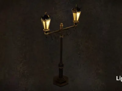 Lamp Street Series LumixLu N3 3D model