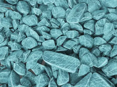 Ice stone splinter 3D model