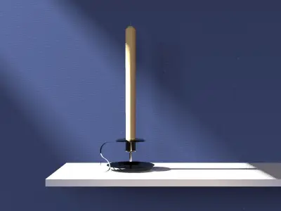 Cup of candlelight 3D model