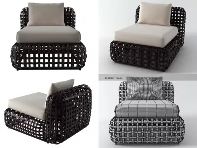 Matilda Easy Chair 3D model