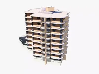 29 George Street Low-poly 3D model