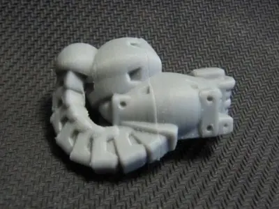CHIBI-TECH SD - UNDERSLUNG-KINETIC ARM     3D print model