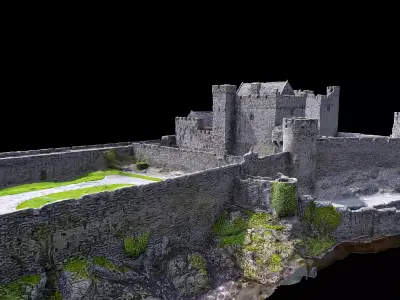 Cahir Castle 3D model