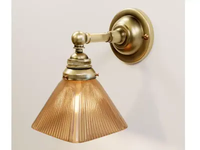 Vintage Style Wall Lamp Free 3D model