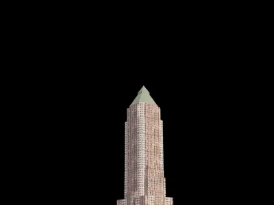One Worldwide Plaza - NYC Low-poly 3D model