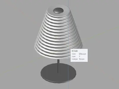 Leucos Modulo T lamp 3D model