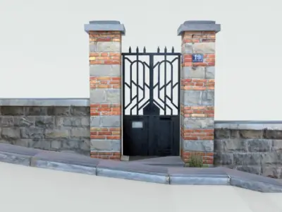Gate 03 3D model