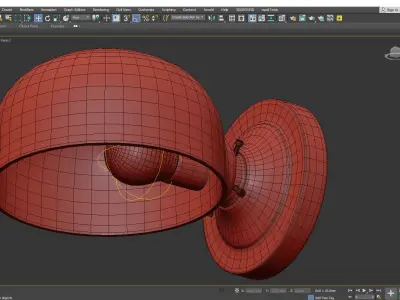 THURMAN WALL SCONCE Low-poly 3D model