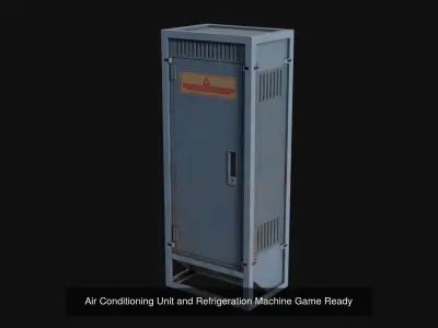 Air Conditioner  and Refrigeration Machine Game Ready Collection 3D Model Pack