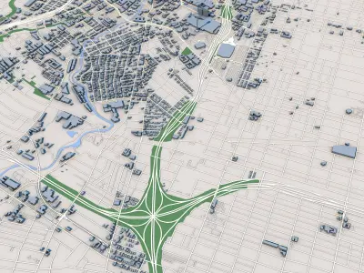 San Antonio City Texas United States 3D model