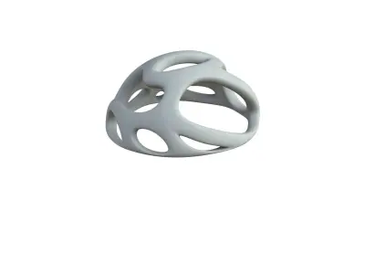 SciFi Cube Object No 44531 Low Poly Shape Low-poly 3D model
