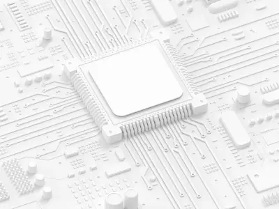 MICROPROCESSOR 3D model