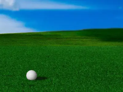 golf course 3D model