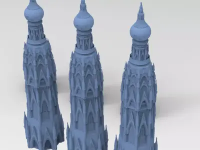Persia Royalty tower 1 3D model