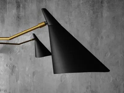 Currey and Company - Library Chandelier 9000-0311 3D model