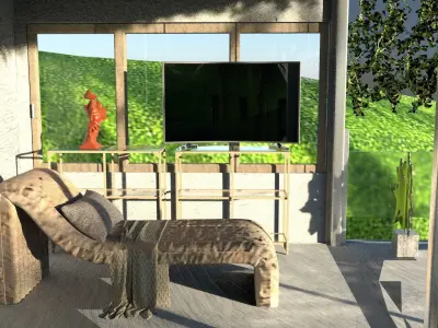 laos Brazilian Style Arch 3D model