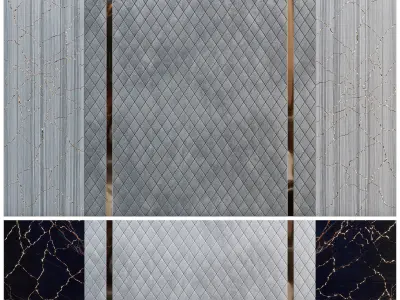 Decorative soft panel 103 3D model