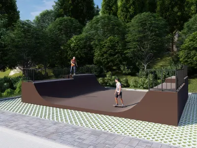 3D model of the ramp 3D model