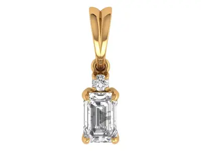 Emerald Pendant 3D print model purchase