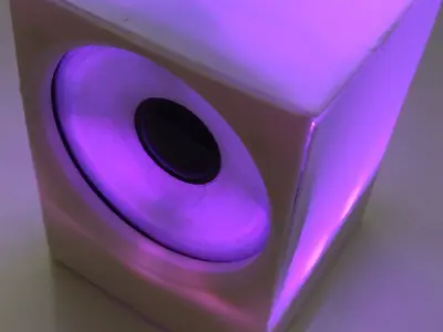 Night light with speaker 3D print model