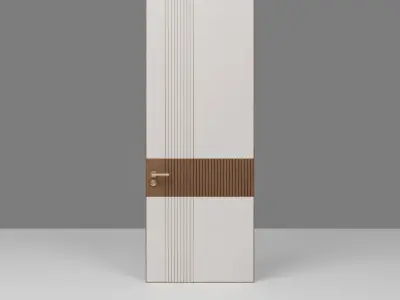 Modern Door 3D model 5