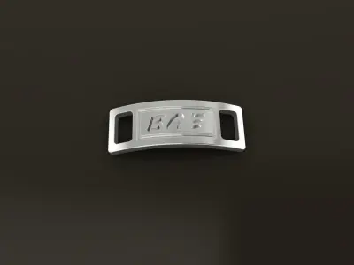 LACE LOCK CLIP BAE SNEAKER TAG 3D print model
