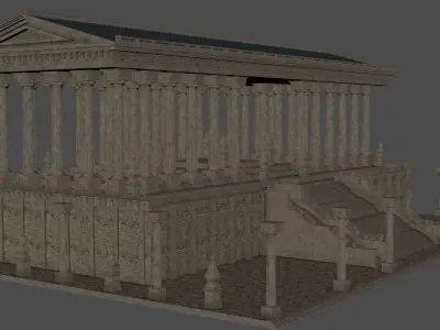 Classic Temple 3D model