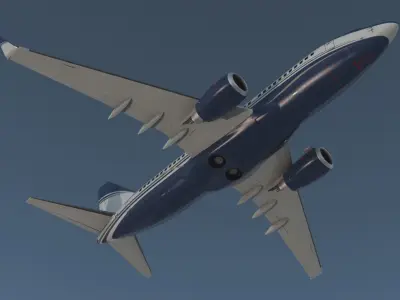  Boeing 737-700 with Interior Generic 