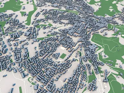 Perugia City Italy 3D model